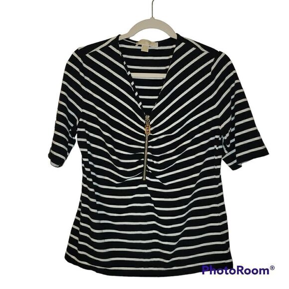 Michae Michael l Kors large black and white blouse - Picture 1 of 6